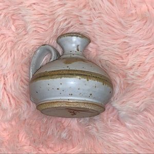 Handmade pottery liquid pourer
